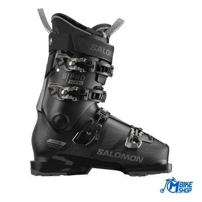 Ženske ski pancerice SALOMON S/PRO Supra 90 GW Black/Light Bronze Met